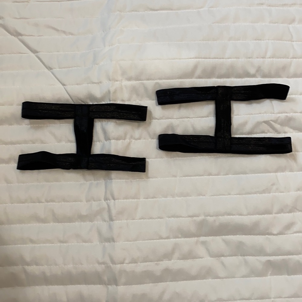 iHeartRaves Black Leg Garters